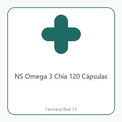 NS Omega 3 Chía 120 Cápsulas
