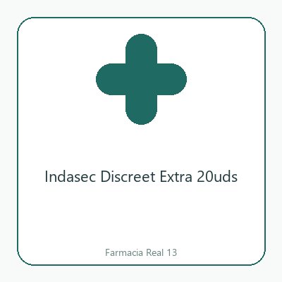 Indasec Discreet Extra 20uds