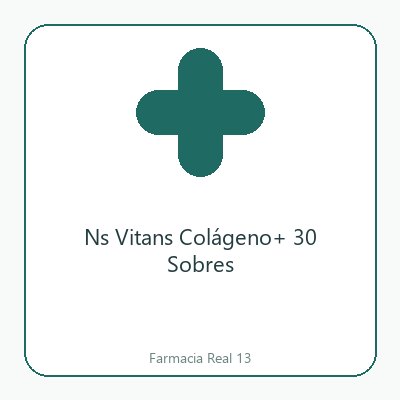 Ns Vitans Colágeno+ 30 Sobres